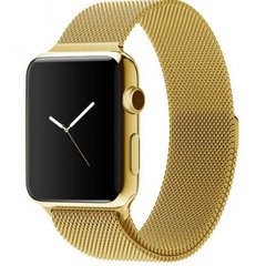Ремешок для Apple Watch 38/40/41 mm Milanese Loop Gold