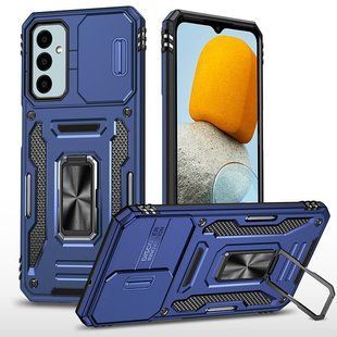 Ударопрочный чехол Camshield Army Ring для Samsung Galaxy A34 5G (Синий / Navy)