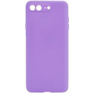 Силиконовый чехол Candy Full Camera для Apple iPhone 7 plus / 8 plus (5.5"") Сиреневый / Dasheen