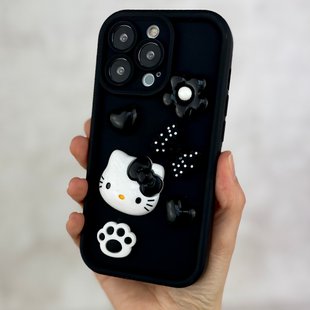 Чехол обьемный для iPhone 11 Pretty Things сase Kitty