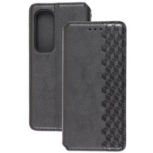 Чехол книжка для Xiaomi Mi Note 10 Lite Getman Cubic черный
