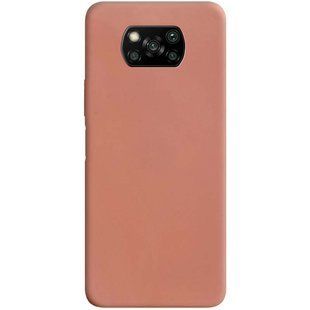 Силиконовый чехол Candy для Xiaomi Poco X3 NFC (rose gold)