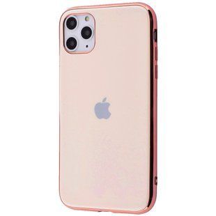 TPU чехол Matte LOGO для Apple iPhone 11 Pro Max (6.5") (Розовый / Rose Gold)