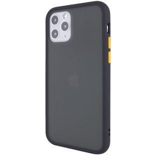 TPU+PC чехол LikGus Maxshield для Apple iPhone 11 Pro Max (6.5") (Черный)
