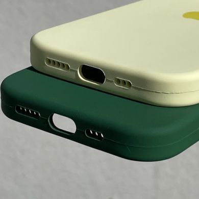 Чехол для iPhone 14 Pro Max Silicone case AUTO FOCUS + стекло на камеру White