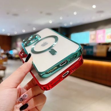 Чохол для iPhone 15 Pro Shining Case with Magsafe + скло на камеру