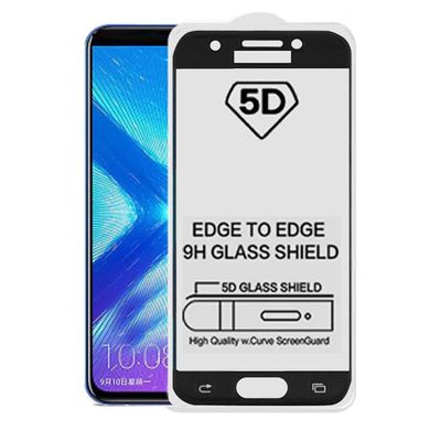 5D стекло для Samsun Galaxy A7 2017 Black Черное - Полный клей / Full Glue