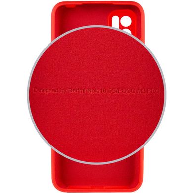 Чохол Silicone Cover Full Camera (AA) для Xiaomi Redmi Note 10 5G / Poco M3 Pro Червоний / Red