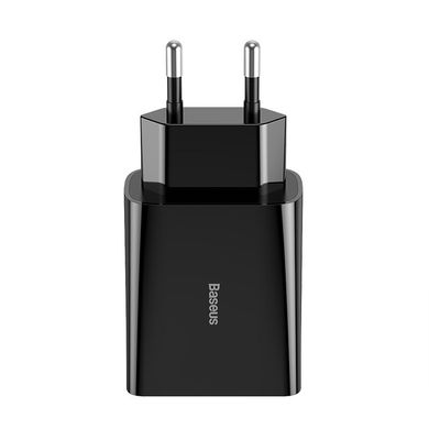 Адаптер мережевий BASEUS Speed ​​Mini QC single U Quick Charger | 1USB, 3A, QC3.0, 18W | чорний