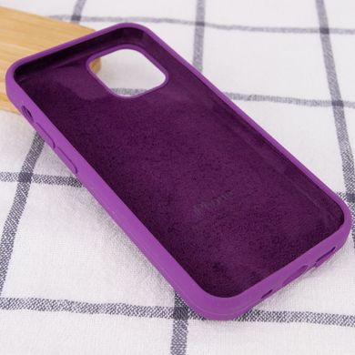 Чехол Silicone Case Full Protective (AA) для Apple iPhone 12 mini (5.4") (Фиолетовый / Grape)