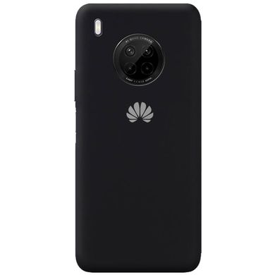 Чехол Silicone Cover Full Protective (AA) для Huawei Y9a (Черный / Black)