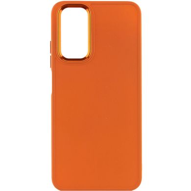 TPU чехол Bonbon Metal Style для Samsung Galaxy A52 4G / A52 5G / A52s Оранжевый / Papayа