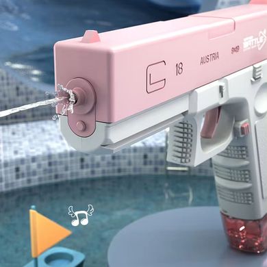 Водный аккумуляторный пистолет Glock Water Gun (250ml) with lithium battery (Pink)