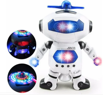 Танцюючий світиться робот Dancing Robot | Дитяча іграшка музичний робот