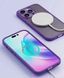 Чехол для iPhone 14 Pro Max Rock Full Camera Protection Case Guard Touch Magnetic Case Purple