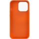 TPU чохол Bonbon Metal Style для Apple iPhone 12 Pro / 12 (6.1") Помаранчевий / Papaya