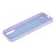 Чохол для Samsung Galaxy A01 (A015) Silicone Full світло-фіолетовий з закритим низом і мікрофіброю