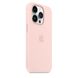 Чохол Silicone case Original 1:1 (AAA) with Magsafe для Apple iPhone 14 Pro Max (6.7") Рожевий / Chalk Pink