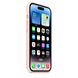 Чехол Silicone case Original 1:1 (AAA) with Magsafe для Apple iPhone 14 Pro Max (6.7") Розовый / Chalk Pink