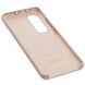 Чехол Silicone для Xiaomi Mi Note 10 Lite Premium pink sand