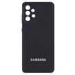 Чехол Silicone Cover Full Camera (AA) для Samsung Galaxy A73 5G Черный / Black