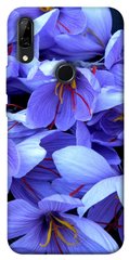 Чехол для Huawei P Smart Z PandaPrint Фиолетовый сад цветы