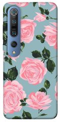 Чехол для Xiaomi Mi 10 / Mi 10 Pro PandaPrint Розовый принт цветы