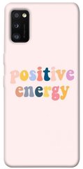 Чехол для Samsung Galaxy A41 PandaPrint Positive energy надписи