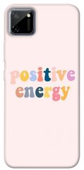 Чехол для Realme C11 PandaPrint Positive energy надписи