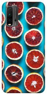 Чехол для Xiaomi Redmi Note 9 4G / Redmi 9 Power / Redmi 9T PandaPrint Грейпфрут еда