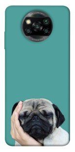 Чехол для Xiaomi Poco X3 NFC PandaPrint Спящий мопс животные