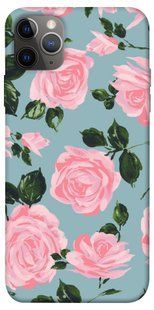 Чехол для Apple iPhone 12 Pro Max (6.7"") PandaPrint Розовый принт цветы