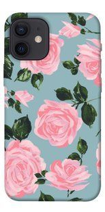 Чохол для Apple iPhone 12 mini (5.4 "") PandaPrint Рожевий принт квіти