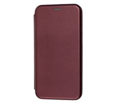 Чехол книжка Premium для Samsung Galaxy M30s / M21 бордовый