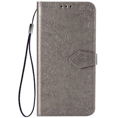 Шкіряний чохол (книжка) Art Case з візитниці для Xiaomi Redmi Note 10 / Note 10s Сірий