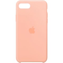 Чехол Silicone Case (AA) для Apple iPhone SE (2020) (Оранжевый / Grapefruit)