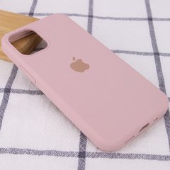 Чехол для Apple iPhone 12 Pro Silicone Full / закрытый низ (Розовый / Pink Sand)