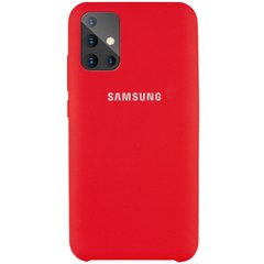 Чохол Silicone Cover (AAA) для Samsung Galaxy A51 (Червоний / Red)