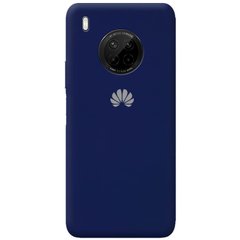 Чехол Silicone Cover Full Protective (AA) для Huawei Y9a (Темно-синий / Midnight blue)