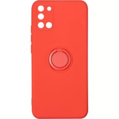 Чехол TPU Candy Ring Full Camera для Samsung Galaxy A31 (Красный / Red)