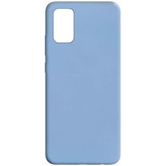 Силиконовый чехол Candy для Samsung Galaxy A02s / M02s (Голубой / Lilac Blue)
