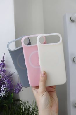 Чехол для iPhone 13 Pro Neon Silicone Case MagSafe Gray