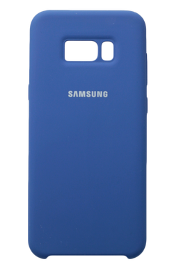 Силиконовый чехол Original Case (HQ) Samsung Galaxy S8 Plus (Темно - синий)