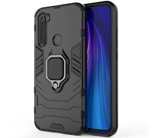 Ударостійкий чохол Transformer Ring for Magnet для Xiaomi Redmi Note 8 Чорний Протиударний, броньований
