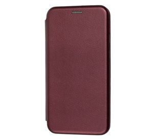 Чохол книжка Premium для Samsung Galaxy M30s / M21 бордовий