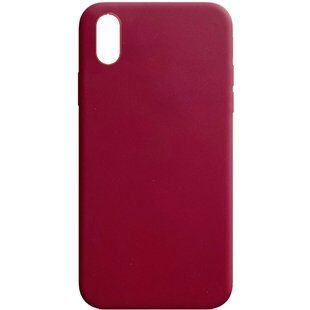 Силіконовий чохол Candy для Apple iPhone XR (6.1 "") Бордовий