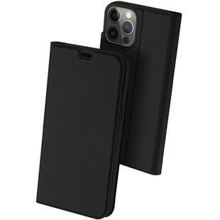 Чехол-книжка Dux Ducis с карманом для визиток для Apple iPhone 13 Pro (6.1"") Черный