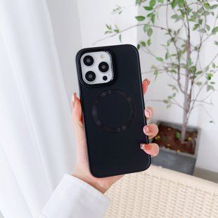 Чехол для iPhone 11 Pro Max Matte Colorful Metal Frame MagSafe Black