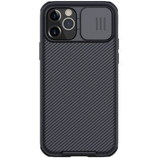 Карбоновая накладка Nillkin Camshield (шторка на камеру) для Apple iPhone 13 Pro (6.1"") Черный / Black