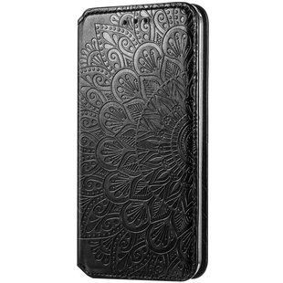 Шкіряний чохол книжка GETMAN Mandala (PU) для Samsung Galaxy M31s (Чорний)